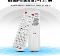 Télécommande universelle de remplacement pour projecteur, compatible avec la plupart des marques de projecteurs intelligents Bestlamp CA-006E