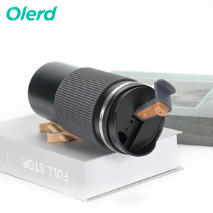 OLERD Bán Buôn 15Oz MỤC VỤ Cốc Cà Phê Cốc Thép Không Gỉ Cốc Cà Phê Chân Không Tumbler Với Di Chuyển Silicone Trường Hợp - Product Image 5