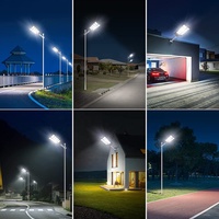 Lampadaires solaires Hofoled IP65 à haute luminosité 600W 800W 1000W 2000 Watts avec détecteur de mouvement, éclairage LED solaire extérieur
