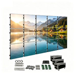 Pantalla LED de alquiler P3.91 P4.81 de 500x500 mm con gabinete de fundición a presión, para interiores y exteriores, solución llave en mano para escenarios, muro de video LED para bodas y conciertos. - Product Image 1