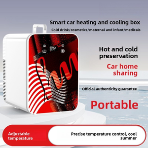 Poeticexist 2025 mới xách tay 12V xe tủ lạnh nhiệt bán dẫn đa chức năng Hộp làm lạnh cho cắm trại ngoài trời - Product Image 3