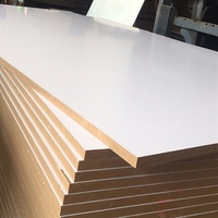 Nouvelle plaque de sublimation en bois MDF mélaminé blanc de style moderne 4x8 3mm E0