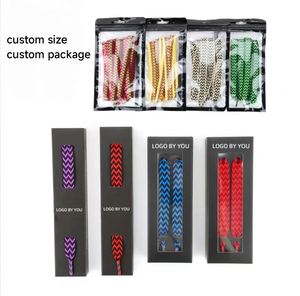Custom Wholesale Shoestring Shoe Strings Sport Length Cotton Polyester Flat Custom Sneaker Shoe <b>Laces</b> Logo Printed Shoelaces - Product Image 3