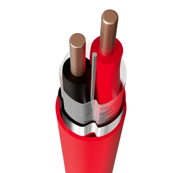 PH120 2 Core EN50200  IEC 60331 Quality Assurance Fire Prevention FPLR Fire Alarm Cable