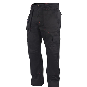 Pantalon cargo utilitaire pour homme, décontracté, multi-poches, en coton, coupe ample, pantalon cargo décontracté pour homme, en coton, multi-poches - Product Image 2