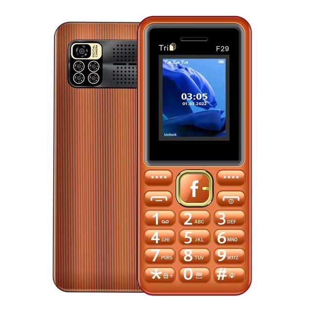 2026 New F29 1.77inch 3 SIM Card 1800mAh Battery 2G GSM Mobile Phone