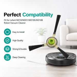 Spazzola angolare laterale compatibile con accessori per <span class=keywords><strong>robot</strong></span> <span class=keywords><strong>aspirapolvere</strong></span> e lavapavimenti <span class=keywords><strong>Lefant</strong></span> M210/M201/M210S - Ricambi per <span class=keywords><strong>robot</strong></span> <span class=keywords><strong>aspirapolvere</strong></span> - Product Image 3