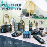 Vente en gros de piles au lithium primaires GMCELL AA FR6 1,5 V 3400 mAh Li-FeS2, lot de 24, haute capacité, pour l'électronique grand public et les jouets