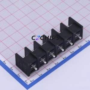 DBT30C-11.0-6P-BK-P Barrier Terminal Block Through hole Component (THT),P=11mm Connector - Product Image 1