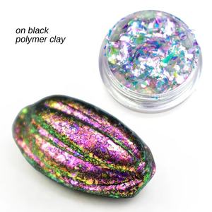 Phoenix opale flocon lumière lustres couleur changeante Transparent dichroïque Art flocon Pigment pour résine époxy - Product Image 6