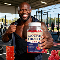 Gummies de performance pour hommes sous marque privée : Extrait puissant de Tribulus Terrestris et d'Ashwagandha – Supplément vitalité et volume massif