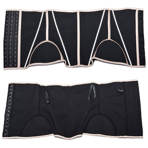 Ceinture de maintien lombaire haute performance avec baleines en acier et 3 crochets, idéale pour l'entraînement, le sport et la remise en forme post-partum, effet ventre plat - Product Image 2
