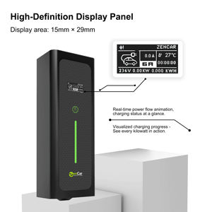 قابس Zencar 32 أ 7.4 كيلو وات مستوى محمول من النوع 2 نوع 1 جيجابايت قابس للشحن الإصدار الأساسي - Product Image 2