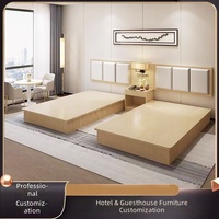 Juego de Muebles de Dormitorio para Hotel Comercial de 5 Estrellas, Estilo Moderno y Minimalista 2026, Madera Contrachapada Ecológica, para Apartamentos, Villas y Hoteles Completos