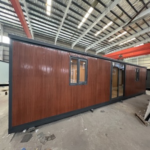 Prefab đôi cánh mở rộng container nhà mô-đun prefab khu dân cư nhà Máy Giá trang trại căn hộ hội trường bánh sandwich Bảng điều khiển - Product Image 3