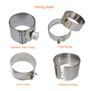 110v 300w Electric Stainless Steel Mica Band Plastic Extruder Heating Elements with <b>Plug</b> - Product Image 3