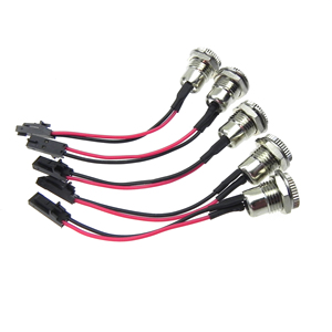 Hoogwaardige ACES 91209-01011 10-pins 1,0 mm pitch IDC dubbelzijdige rode kabelboom voor drones, op maat gemaakte lengte - Product Image 3