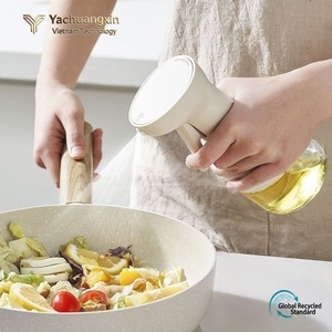 Moderna botella de aceite en aerosol con cuerpo de vidrio y tapa de plástico para cocinar, barbacoa, uso en exteriores, para adultos, para todas las estaciones. - Product Image 4