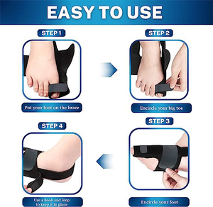 Correcteur d'oignon sans chirurgie pour femmes, lisseur de gros orteils, attelle d'oignon de nuit pour hommes, correction orthopédique - Product Image 2