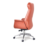 Mobilier de bureau fauteuil en cuir marron chaise exécutive