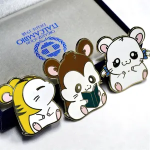 Hard Anime Enamel Pins Flat Pattern Cartoon Cute Enamel Pin High Quality Factory Price Custom Design Bulk Hotsale