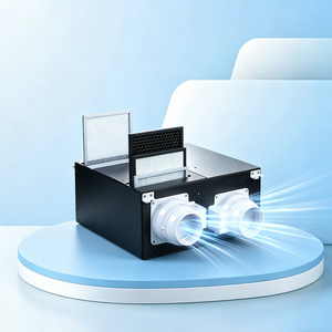 Unidad de Ventilación Equilibrada de Techo Delgada de 150 mm con Motor EC para Apartamentos, Unidad de Ventilación Equilibrada de <span class=keywords><strong>Aire</strong></span> Fresco HRV - Product Image 4