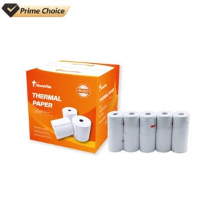 Papel Térmico <span class=keywords><strong>sin</strong></span> Núcleo de 80x80mm al por Mayor, Rollo Térmico Súper Blanco de 57x50mm, Papel Ecológico para Máquinas POS y Cajeros Automáticos - Product Image 1