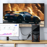 SAMZHE Adaptador DVI a VGA 1080P, Cable DVI-D a VGA de 11 cm, Convertidor de Cable DVI24+1 DVI24+5 para Tarjeta Gráfica, Proyector, TV, Monitor