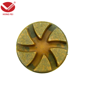 <span class=keywords><strong>3</strong></span> inç Metal bağ beton parlatma pedi 10mm kalın zemin taşlama diski, altı-sarmal orta kare tasarım - Product Image 4