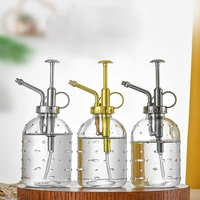 Arrosoir transparent en verre pour plantes, arrosoir à main, style vintage, arroseur, arroseur