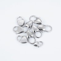Acier inoxydable plaqué or 18 carats graines de melon fermoir pendentif fermoir pour collier fabrication de bijoux à bricoler soi-même