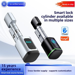 Serrure intelligente en alliage d'aluminium avec reconnaissance faciale 3D et empreinte digitale entièrement automatique, visiophone vidéo, clavier électronique à code, application Tuya Z31 - Product Image 3