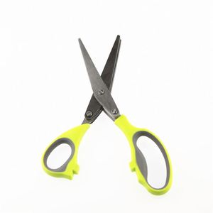 Nouvelles ciseaux de cuisine multi-usages en acier inoxydable à 5 lames pour couper le papier et les herbes - Product Image 2