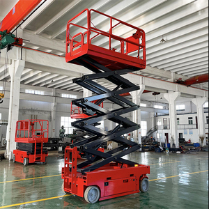 จัดส่งฟรี แพลตฟอร์มยกทำงานทางอากาศ 6 เมตร 500 กก. ได้รับการรับรองมาตรฐาน CE ISO โต๊ะยกแบบกรรไกรขนาดเล็ก โปรไฟล์ต่ำ โครงเหล็ก - Product Image 3