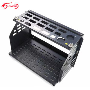 Mesa plegable para portón trasero de puerta trasera para accesorios <span class=keywords><strong>Ford</strong></span> <span class=keywords><strong>Bronco</strong></span> 2021 2022 2023 2024 soporte de carga recubierto de polvo negro de alta resistencia - Product Image 1