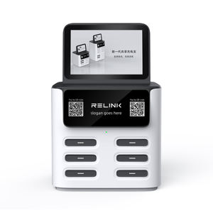 Station de recharge portable Relink 6 emplacements 40W à charge rapide ultra-mince avec sorties Micro USB et Type-C - Chargeur de téléphone portable - Product Image 2