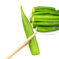 Premium Hard-Textured Saltily Tasty Okra Snack Frito al vacío de baja temperatura Empaquetado en bolsa