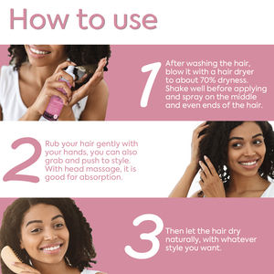 अमिटी बाल स्प्रे बालों के स्प्रे बालों या विग के लिए एंटी फ्रिज़ तेल शीन स्प्रे - Product Image 6