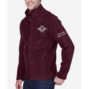 Core365 Chaqueta polar con cremallera completa para hombre Logotipo bordado personalizado Textos CUSTOM Journey 88190 - Product Image 2