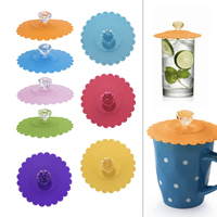 Couvercle en Silicone de haute qualité tasse à café en Silicone couvercle mignon réutilisable Carton Silicone tasse à boire couvercles couverture pour tasses