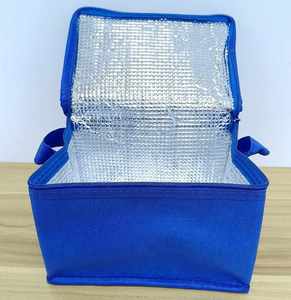 Bolsa Térmica Pequeña Azul, Bolsas y Cajas Térmicas para Almuerzo, Caja Térmica Versátil para Almacenamiento Portátil, Bolsa Térmica para Alimentos con Asa, No Tejida - Product Image 3