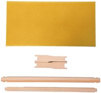 Kiefernholz-Bienenstockrahmen Neues Imkerei-Bienenstockrahmen-Set mit Kunststoff-Bienenwachsgrundplatte