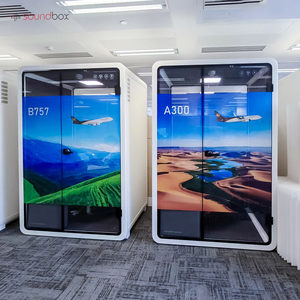 Caja de sonido para teléfono, espacio de oficina, cabina de reunión de estudio en casa acústica, sistema de aire fresco Turbo, cabina de oficina, cabina de reunión de Oficina - Product Image 1