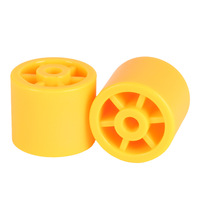 Accessoires pour machine à chants de bord Anghua : Roue de support en caoutchouc, Rouleau de convoyeur pour scie électronique, Lame rotative, Rail de guidage, Poulie