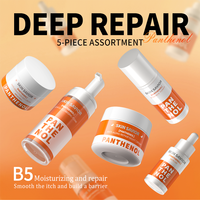 Usine OEM Panthenol ensemble complet de soins de la peau nettoyage en douceur nettoyant pour le visage kit de soins de la peau hydratant vitamine b5 ensemble de soins de la peau