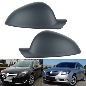 Cubiertas de Espejos Retrovisores Laterales Izquierdo y Derecho en Negro Brillante, Rojo y Blanco para Vauxhall Opel Insignia <span class=keywords><strong>a</strong></span> G09 2008-2017 - Product Image 1