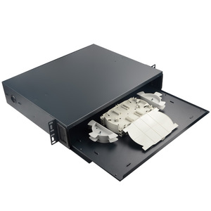 <span class=keywords><strong>Panel</strong></span> de Conexiones de Fibra Óptica de 2U y 36 Puertos, Montaje en Rack de 19 Pulgadas, Puerta Delantera/Trasera Deslizante SC/LC, Caja de Terminales, FTTH ODF ONU ODU - Product Image 4