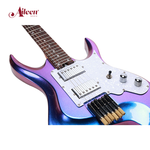 กีตาร์ไร้หัวแบบ Chameleon Effect ตัวบอดี้ทำจากไม้ Okoume พร้อมปิ๊กอัพ Alnico 5 Humbucker (HGE700) - Product Image 4