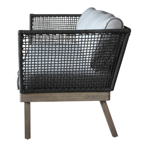 Set da giardino 'Cuba' in antracite, 1 tavolo + 2 sedie - Product Image 2