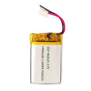 Kc Gecertificeerd <span class=keywords><strong>Lithium</strong></span> Polymeer Batterij 902025 3.7V 400Mah <span class=keywords><strong>Li</strong></span>-<span class=keywords><strong>Ion</strong></span> Zachte Batterij Pack Voor Medische Apparaat/Gps/pos - Product Image 2